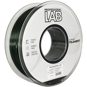Silk PLA Dual Color black green | Prof. Lab