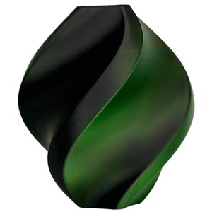 Silk PLA Dual Color black green | Prof. Lab