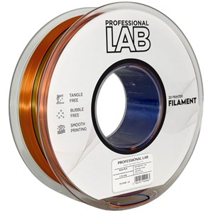 Silk PLA Tri Color orange blue green | Prof. Lab