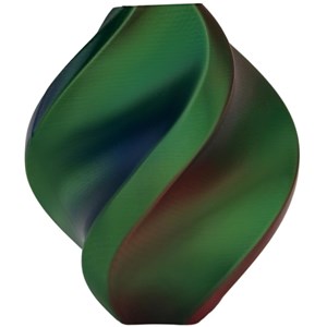 Silk PLA Tri Color red blue green | Prof. Lab